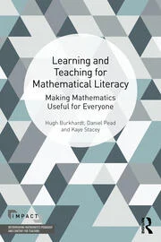 Image of book cover for 'Learning and Teaching for Mathematical Literacy'